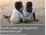 Ivorian slave in France article